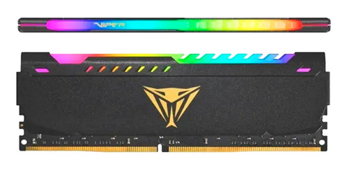 Imagem 1 de 5 de Memoria Patriot Viper Steel Rgb 16gb Ddr4 3200mhz Cl18