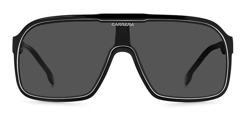 Imagen 1 de 6 de Lentes De Sol Carrera Negro / Gris - Carrera 1046/s 80sir