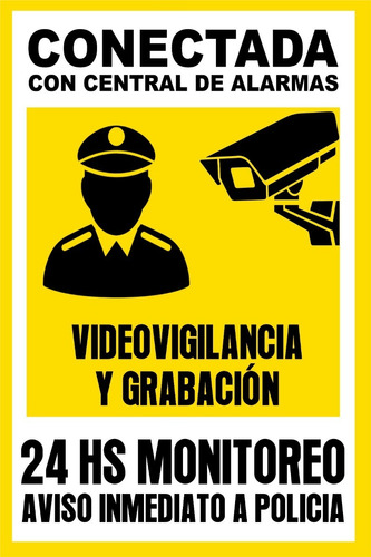 Alarma Carteles Negocios Locales Vinilos Sintra 