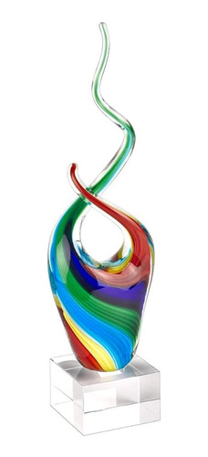 Badash Rainbow Murano-style Art Glass Center Piece - 14  De 