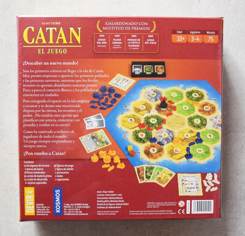 Imagen 4 de 4 de Juego De Mesa - Catan - Español