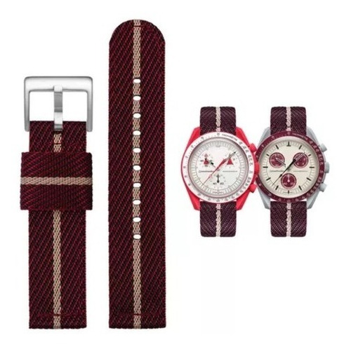 Correa Extensible Para Reloj Omega X Swatch Moonswatch Strap