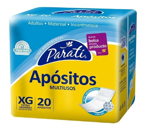 Apósitos Para Ti XG Multiusos de 20 unidades por 6 paquetes