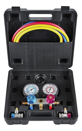 Juego De Manómetros De Colector De Aire Acondicionado R134a