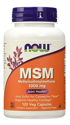 Now Supplements, Msm (metilsulfonilmetano) 1,000 Mg, Salud D