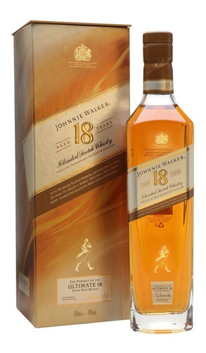 Johnny Walker 18 Años Years Whisky Whiskey Blend 750 Ml Caja