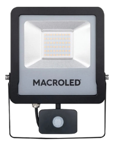 Proyector Reflector Sensor Movimiento 50w Luz Led Macroled