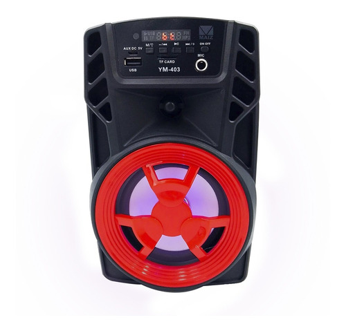 Bocina Bluetooth/tf/auxiliar/mic/radio Fm Portatil