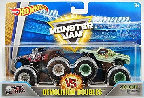 Ruedas Calientes Monster Jam Demolition Doubles Metal Zkmid