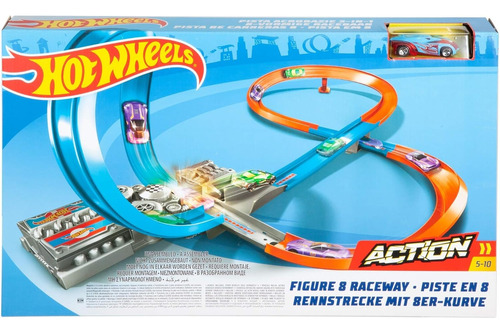 Hot Wheels Pista Figura 8 Aventura Velocidad Niños 