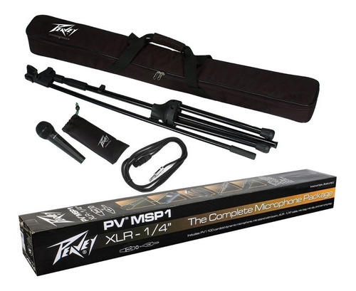 Kit De Micrófono Peavey Msp1 Incluye Funda Tripie Y Cable