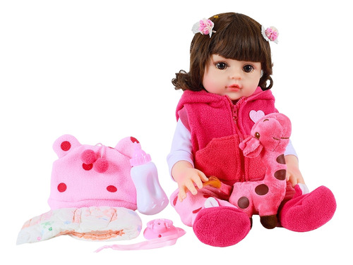 Boneca Bebê Reborn Ayla Toma Água e Faz Xixi - Lullaby