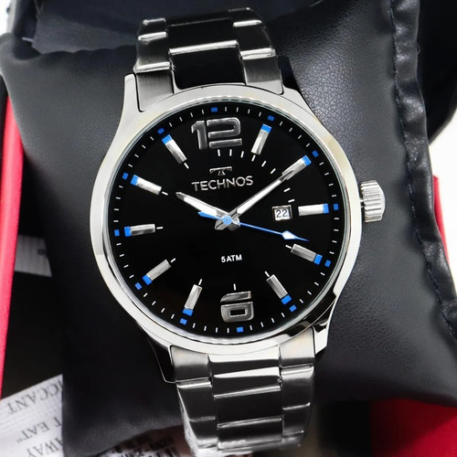 Relógio Technos Masculino 2115gu Azul Ou Vermelho Original