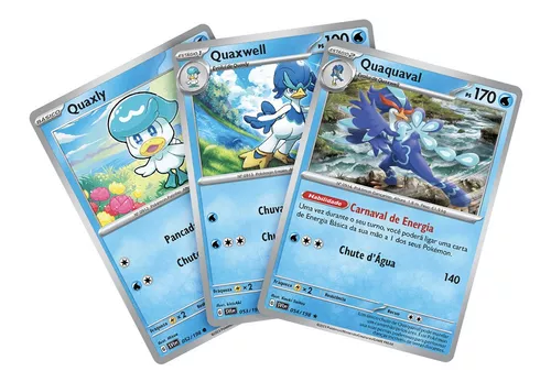 Cartas Pokemon Água (Escolha Livre) A