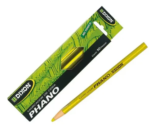 Marcador De Cera - Dixon Phano - Amarillo - X1 Unidad. Amarillo