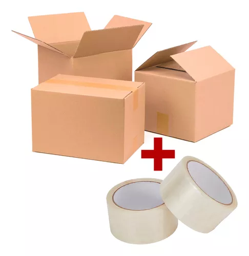 Cajas Mudanza 60x40x40 +4 Cintas/pack Ahorro Envíos-mudanza