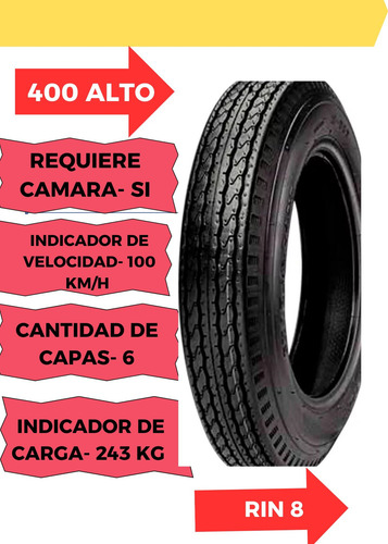 Llantas 400-8 Chaoyang-mrm Ch046