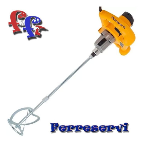 Ff Mezcladora De Pintura Ingco Mx214001 1400w Con Paleta