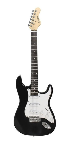 Guitarra Eléctrica Kansas Stratocaster L-g1 Negra - Oddity