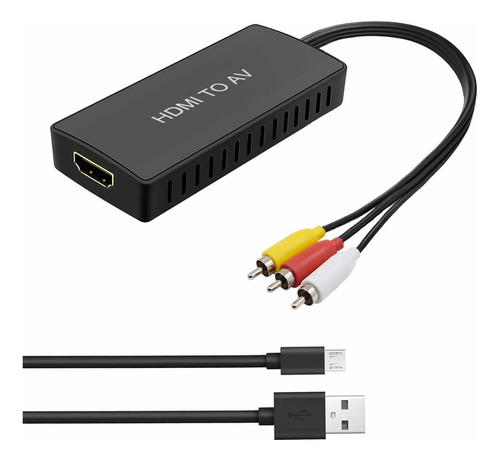 Convertidores De Video  Hdmi A Av Adaptador De Audio Cdv