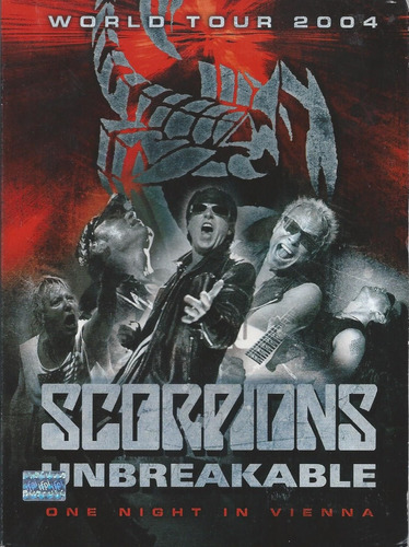 Scorpions Unbreakable One Night In Vienna Dvd Nacional