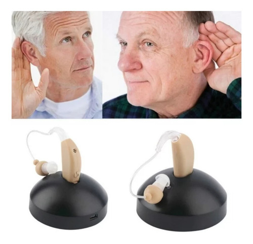 Aparato Auditivo Recargable Para Sordera Amplificador Sonido