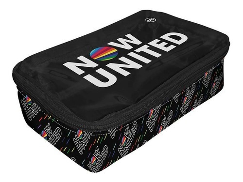 Estojo Box Escolar Now United Dac Cor Preto