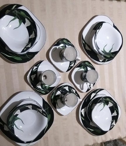 Imagen 2 de 4 de Vajilla Sango Korea 20 Piezas 4 Puestos