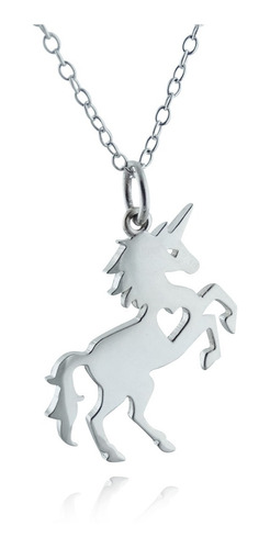 Unicornio En Plata 950 Dije Collar(hacemos Su Diseño)