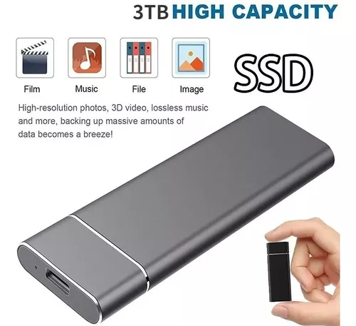 Ssd Portable Disco Externo 1tb W800/R900 Mb/s Tecnomemory