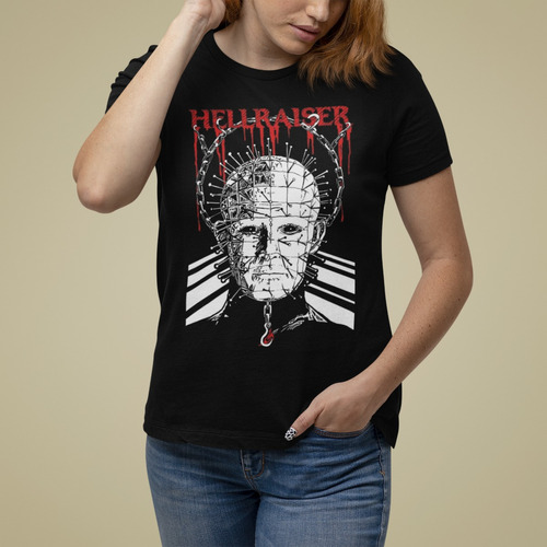 Camiseta Terror Retro Hellraiser 1n