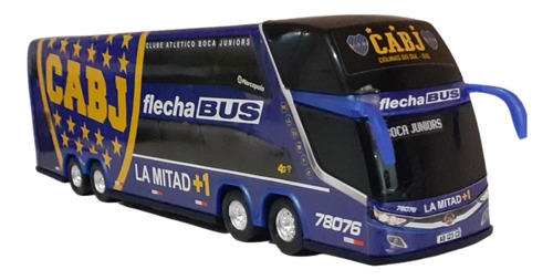 Carrinho Ônibus De Brinquedo 2 Andares Boca Juniors