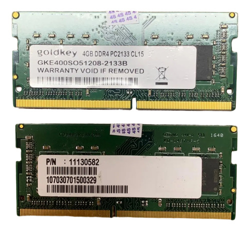 Memoria Notebook Ddr4 Goldkey 4gb 2133b Gke400s0512082133b