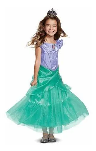 Disfraz Vestido - Ariel Sirenita - Talle S - Disguise Corona Disfraz Vestido - Ariel Sirenita - Talle S - Disguise Corona