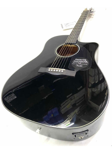 Violão Fender Dreadnought Cd-60 Cutaway Elétrico C/ Case