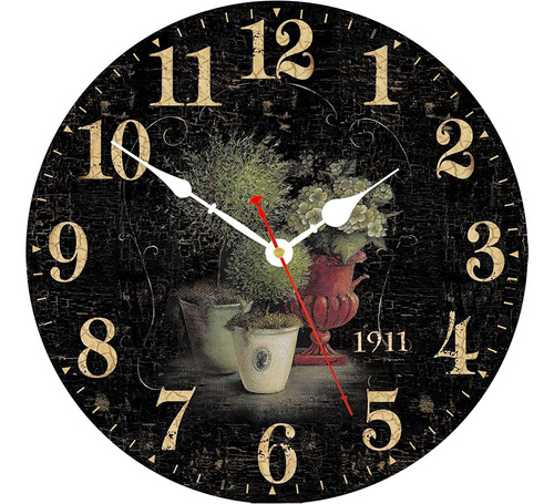 Reloj De Cuarzo Para Decoración Del Hogar, Vintage, Fã...