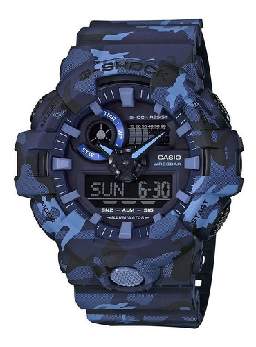Reloj Casio G-shock Ga-700cm-2adr Análogo-digital