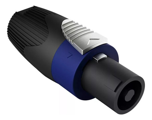 Conector Áudio Speakon Wireconex Wc 605 Macho 4 Polos Azul