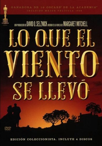 Lo Que El Viento Se Llevo (4 Dvd) Importado Original