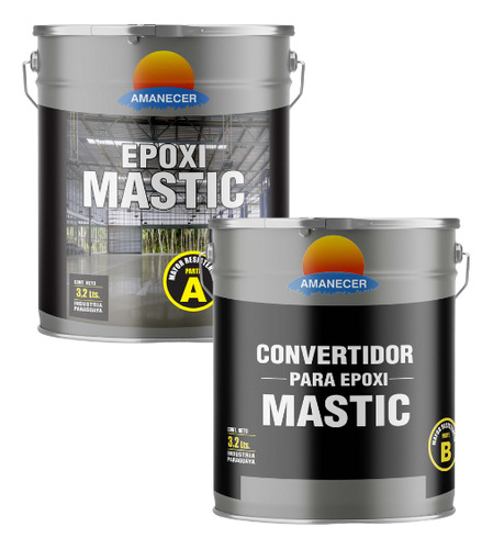 Kit Epoxi Mastic Alto Espesor Gris