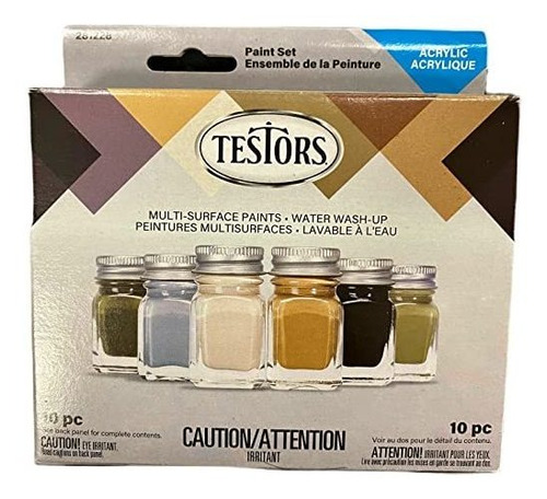 Art Paint - Testors Camo Acrylic Paint Set, Multicolor