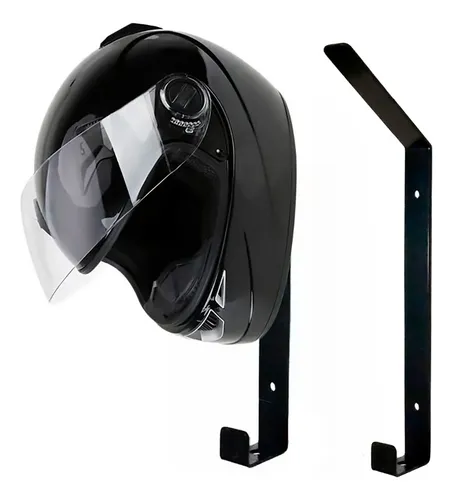 Base Soporte Para Casco Chaqueta De Moto Metal + Chazos