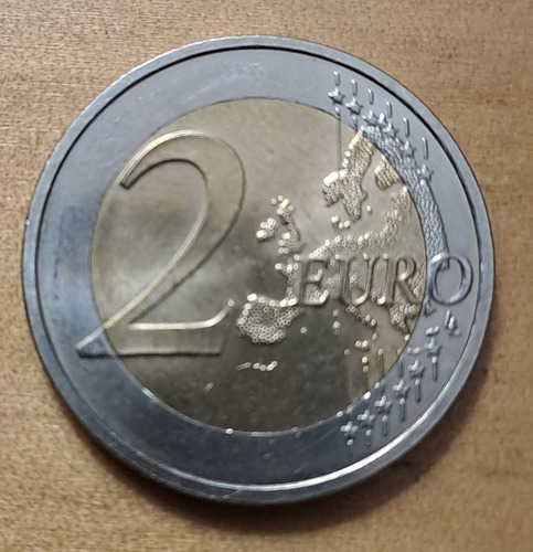 Francia Moneda 2 Euro Conmemorativa Simone Veil 2018. Usada