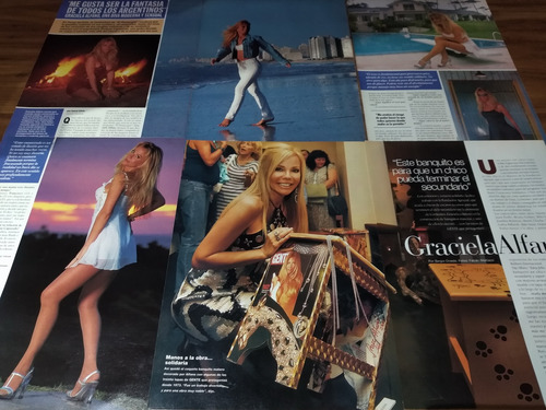 (t340) Graciela Alfano * Clippings Revista 12 Pgs (Usado)