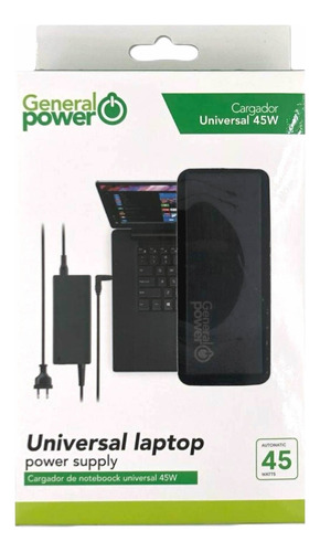 Cargador Universal Notebook 45w General Power