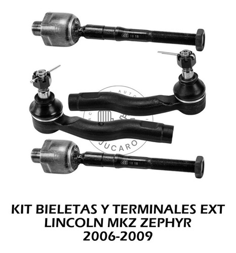 Kit Bieletas Y Terminales Ext Lincoln Mkz Zephyr 2006-2009