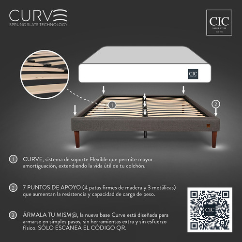 Base Europea 2 Plazas Cic Curve