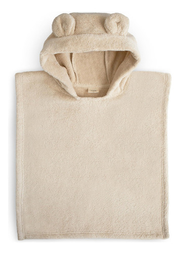 Poncho Y Toalla Mushie Para Bebés Y Niños De Algodón Orgánic Color Fog