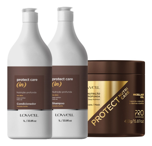 Lowell Protect Care Kit Power Nutri Profissional + Brinde!!!