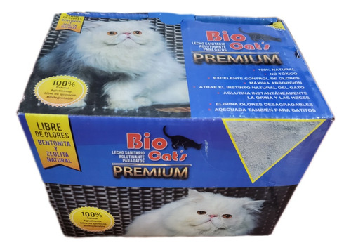Arena Sanitaria Para Gatos Biocats Premium Aglutinante